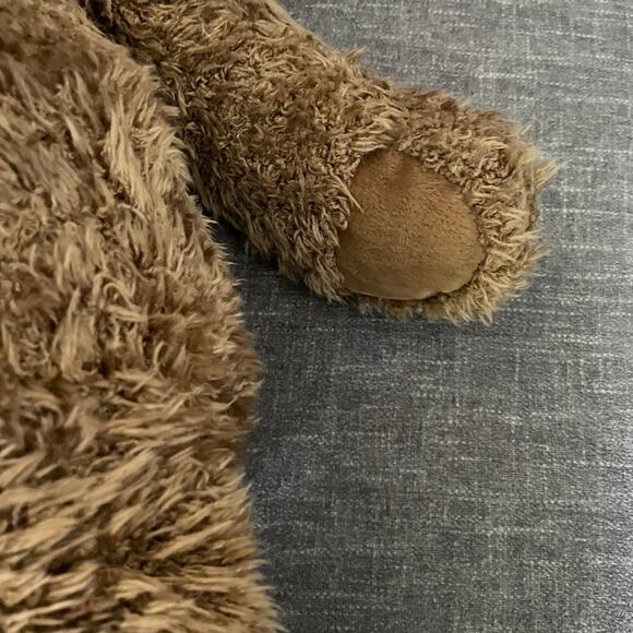 Gund Heads & Tales Teddy Bear Brown Gingham Bow Plush 27 “Sitting Stuffed Animal - Picture 3 of 4